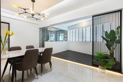 Kang Ching Road, SHE Interior, Contemporary, Modern, Balcony, HDB, Platform, Indoor Balcony