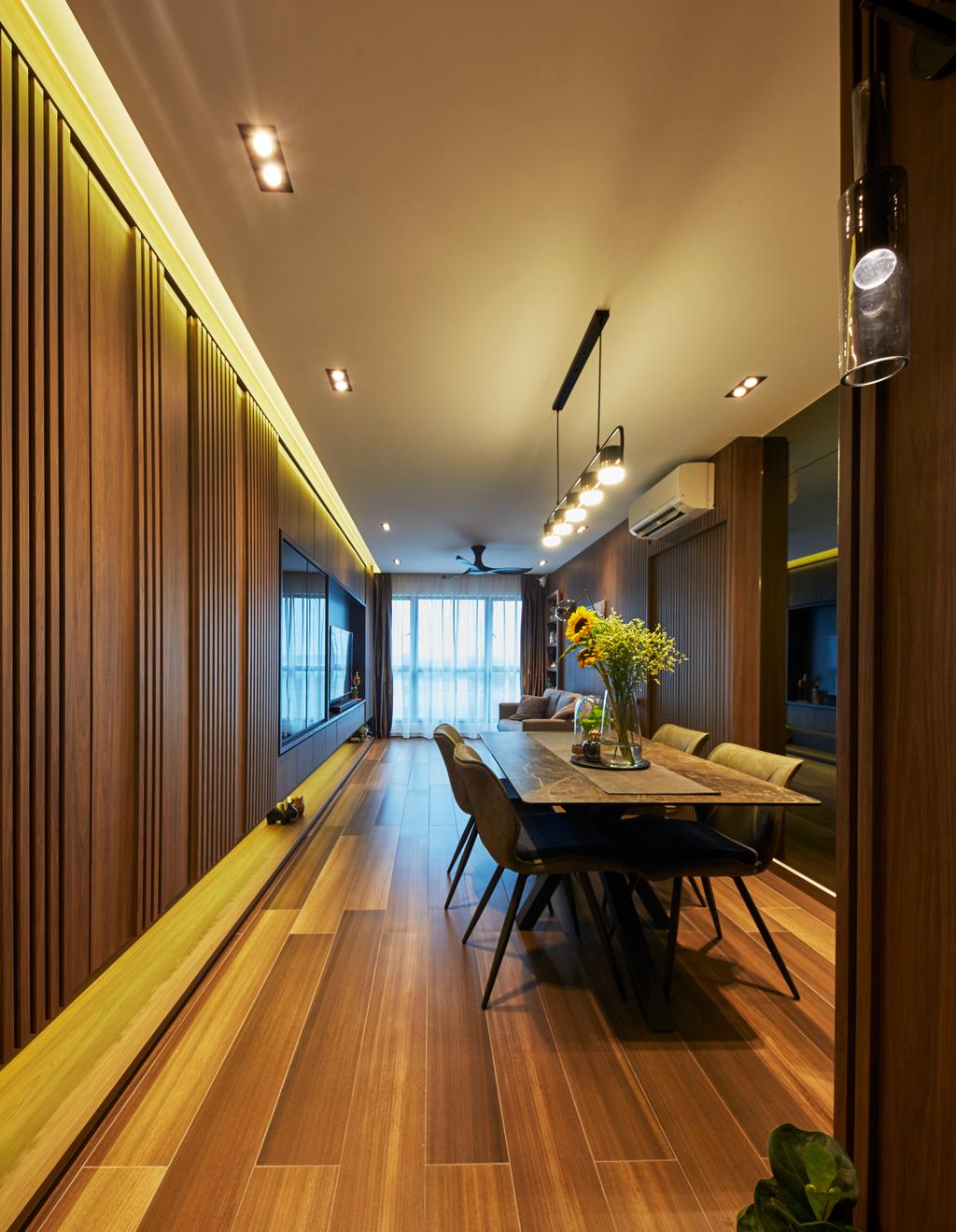 Contemporary, HDB, Dining Room, Fernvale Road, Interior Designer, The Interior Lab