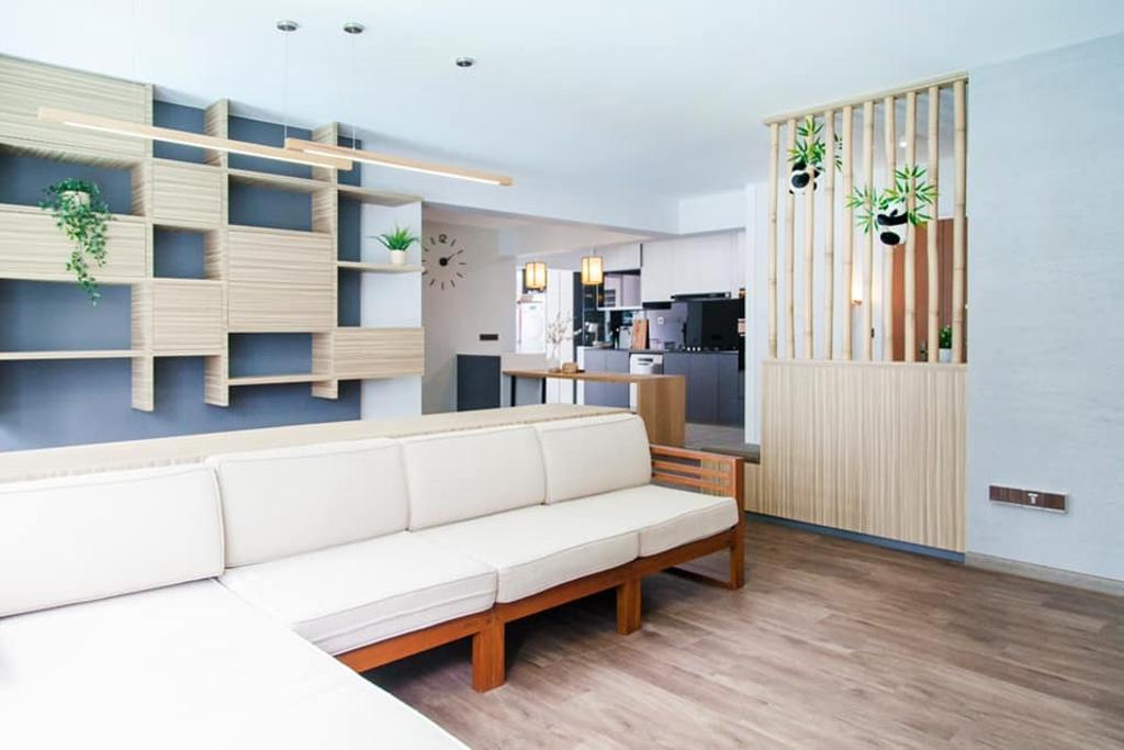 Modern, HDB, Living Room, Yung Kuang Road, Interior Designer, Mink Design