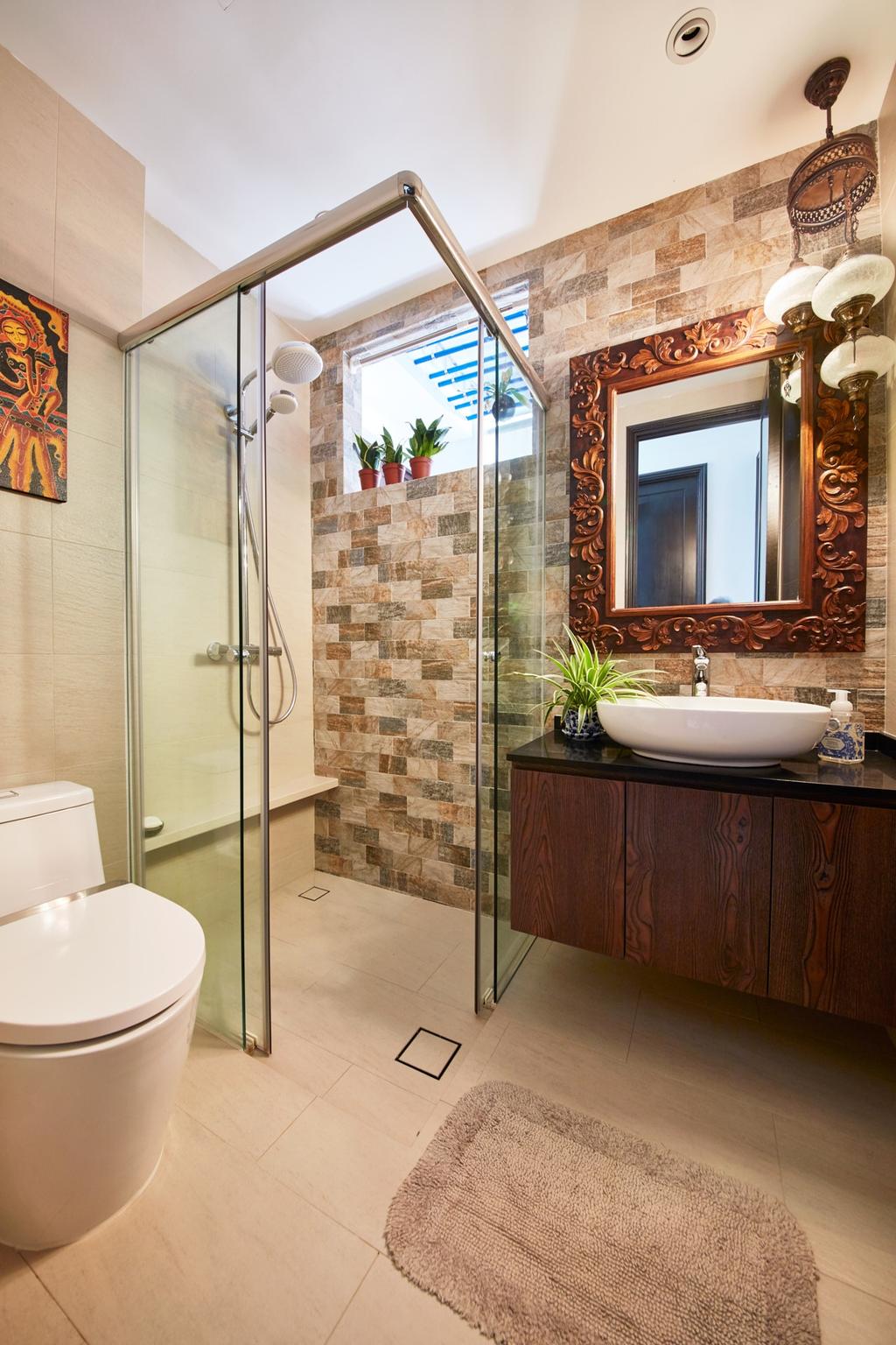 Eclectic, Condo, Bathroom, Costa Rhu, Interior Designer, Free Space Intent, Traditional