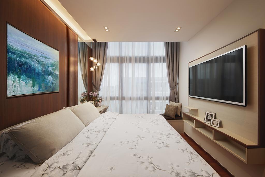 Modern, Condo, Bedroom, Yishun Central 1, Interior Designer, Black N White Haus, Contemporary