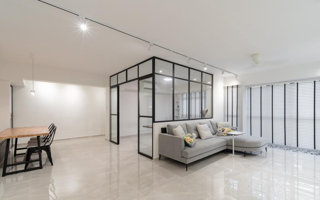 Modern, HDB, Living Room, Jurong West Street 62, Interior Designer, Arche Interior, Contemporary