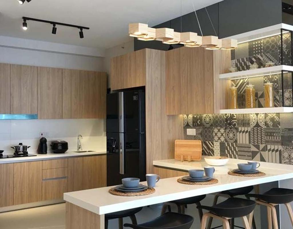 Modern, Condo, Kitchen, The Tropika Residence, Bukit Jalil, Interior Designer, Sotiras Design & Construction Sdn. Bhd.