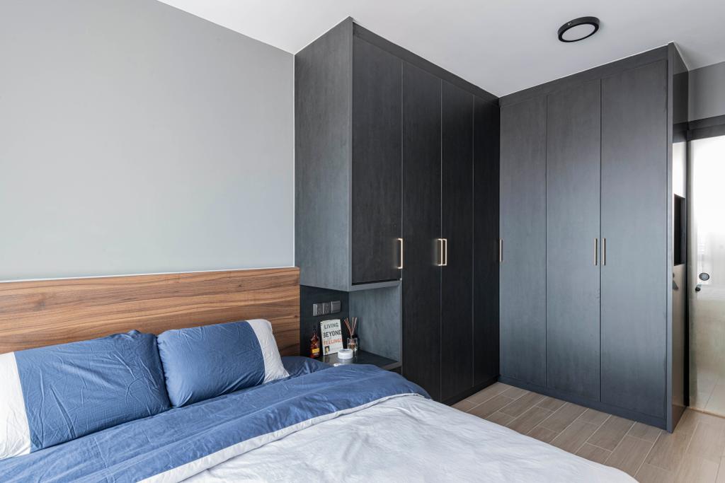 Contemporary, HDB, Bedroom, Bidadari Park Drive, Interior Designer, Regiis Design