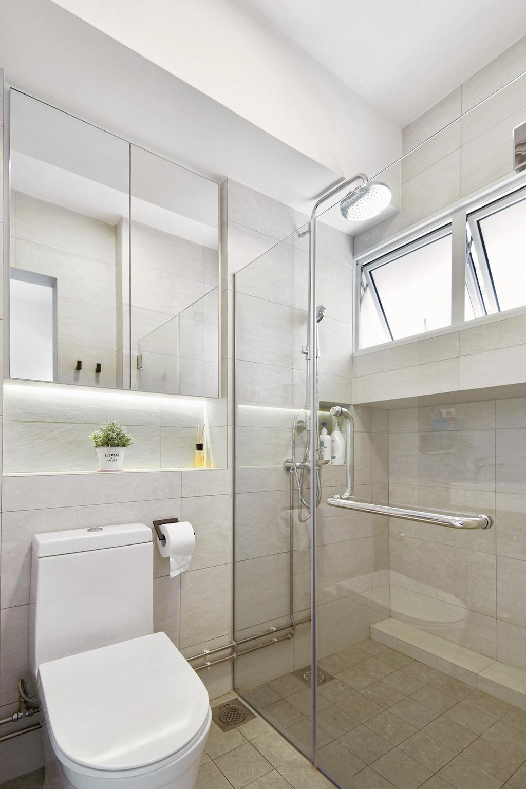 Contemporary, HDB, Bathroom, Choa Chu Kang Street 52, Interior Designer, Van Hus Interior Design, Scandinavian
