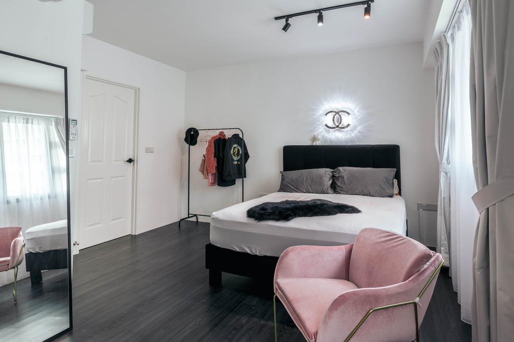 Contemporary, HDB, Bedroom, Clementi Avenue 4, Interior Designer, Kingsley Interior