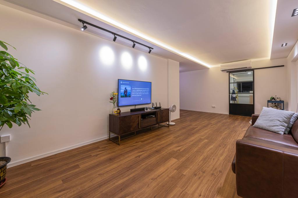 Scandinavian, HDB, Living Room, Tampines Street 41, Interior Designer, Renologist, Contemporary