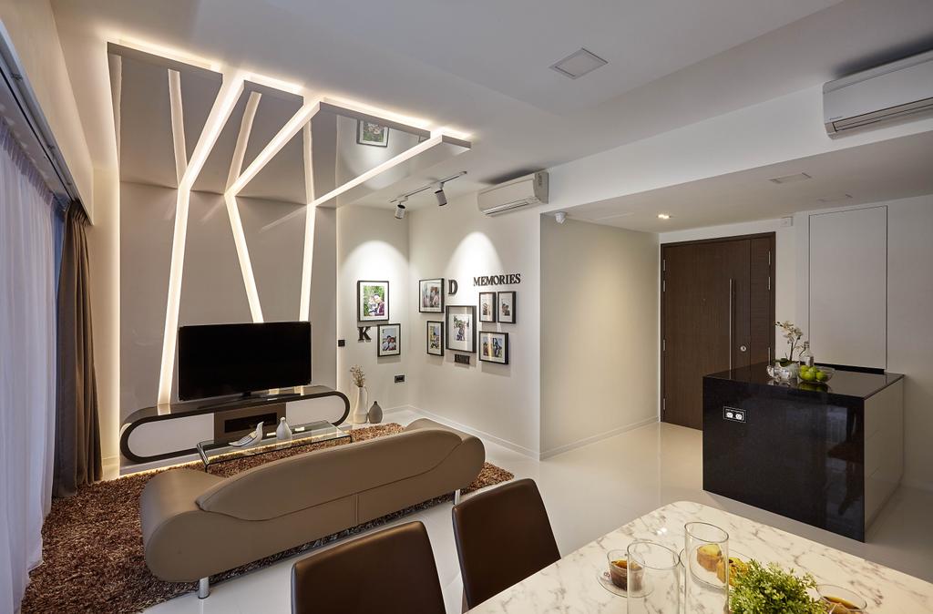Modern, Condo, Living Room, Ecopolitan, Interior Designer, IB Interior