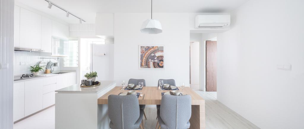 Scandinavian, HDB, Dining Room, Bukit Batok West Avenue 6, Interior Designer, Haydn Studio