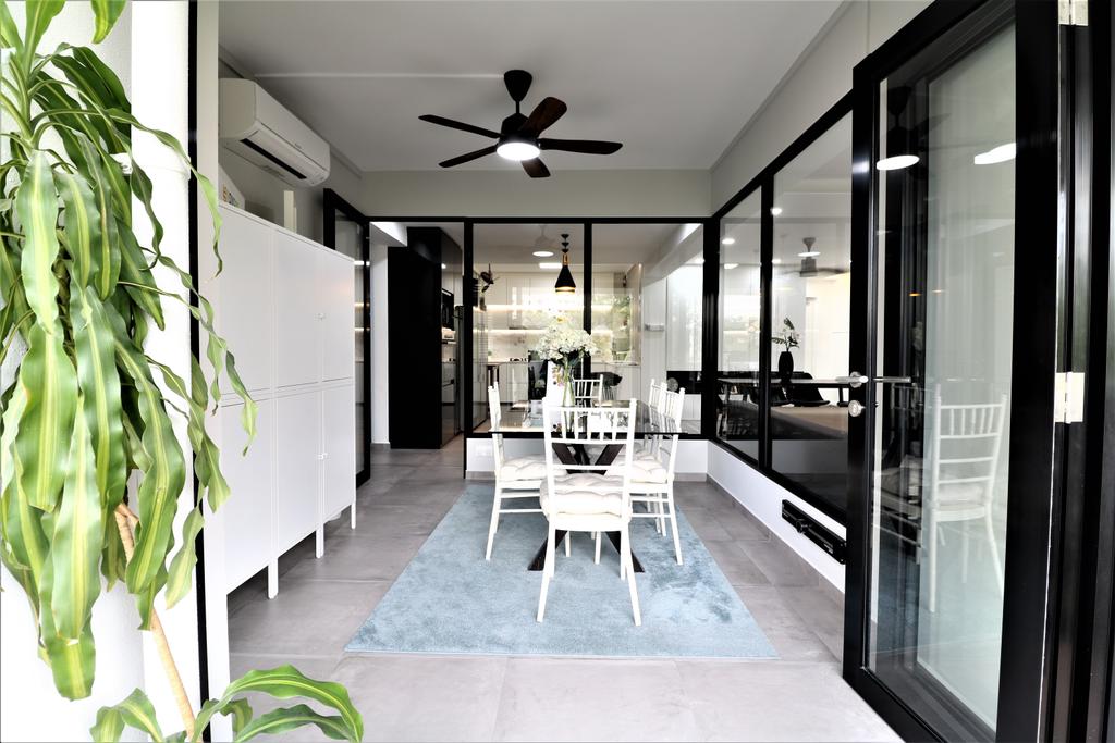 Contemporary, HDB, Balcony, Pasir Ris Street 71, Interior Designer, E+e Design & Build