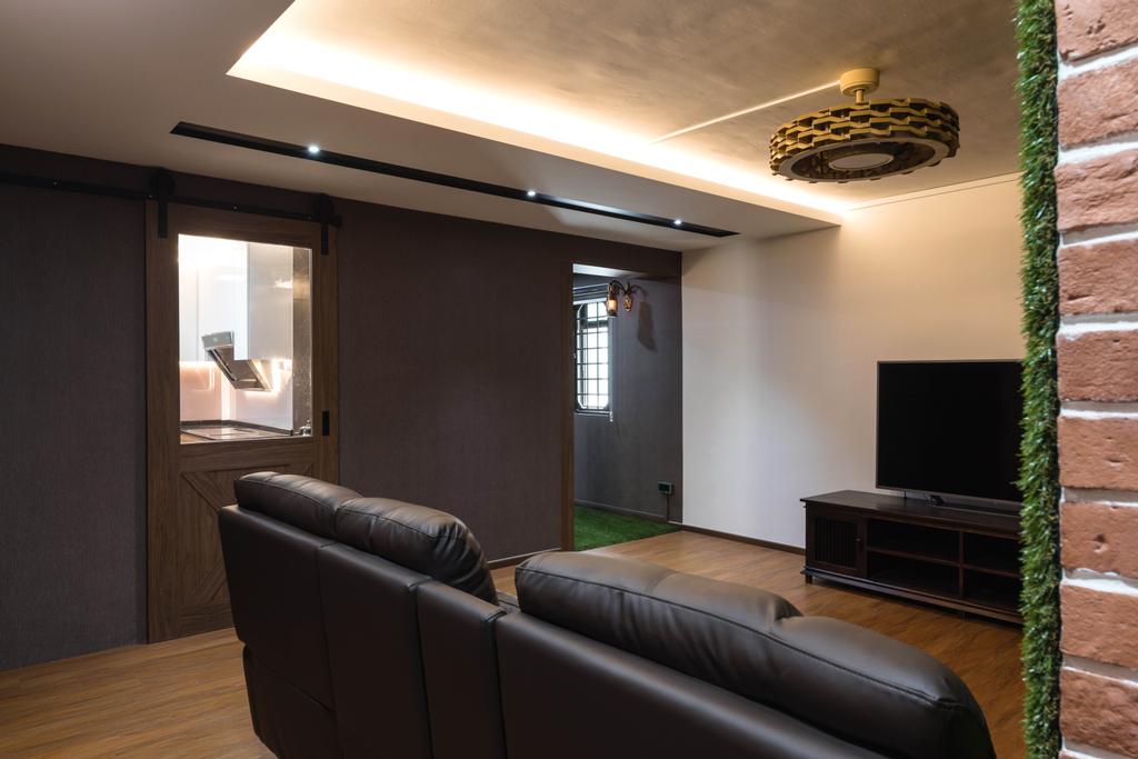 Contemporary, HDB, Living Room, Choa Chu Kang Street 62, Interior Designer, Swiss Interior Design
