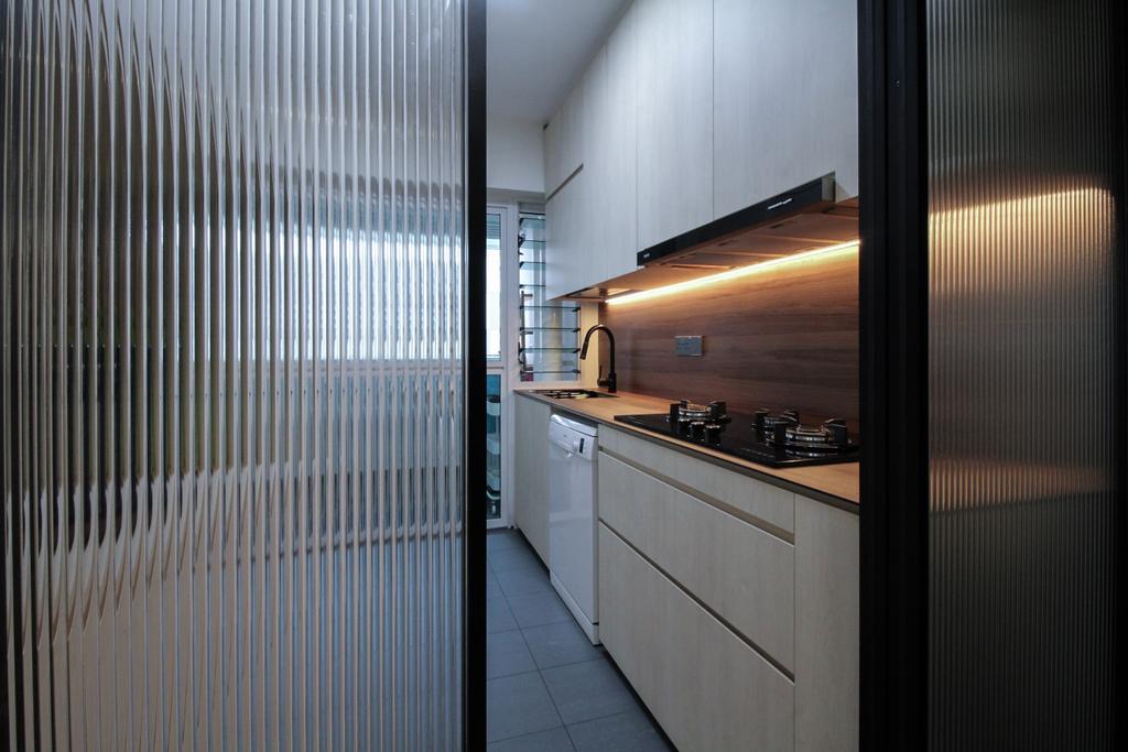 Scandinavian, HDB, Kitchen, Yishun Avenue 9, Interior Designer, Sense & Semblance, Contemporary