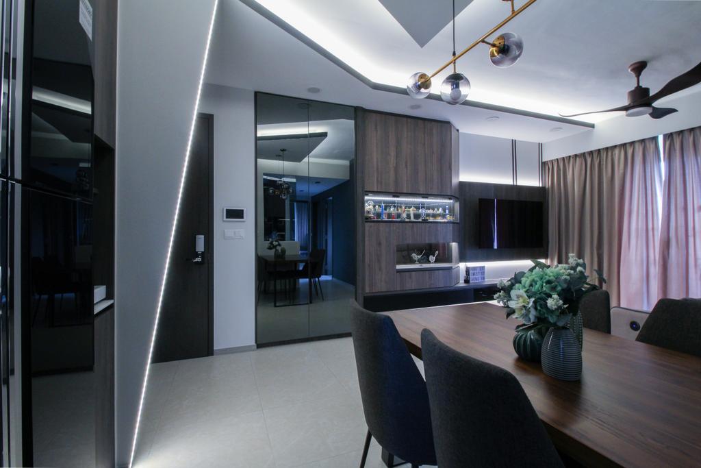 Contemporary, Condo, Dining Room, iNz Residence, Interior Designer, Sense & Semblance