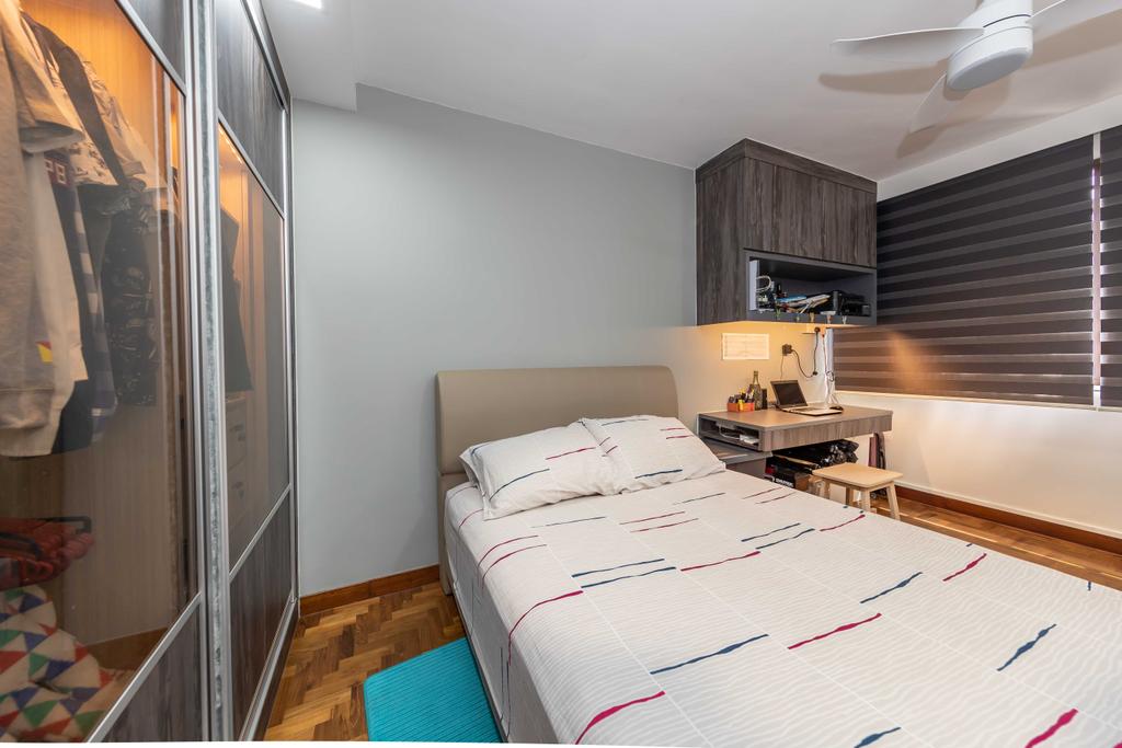 Contemporary, HDB, Bedroom, Yishun Street 81, Interior Designer, Swiss Interior Design