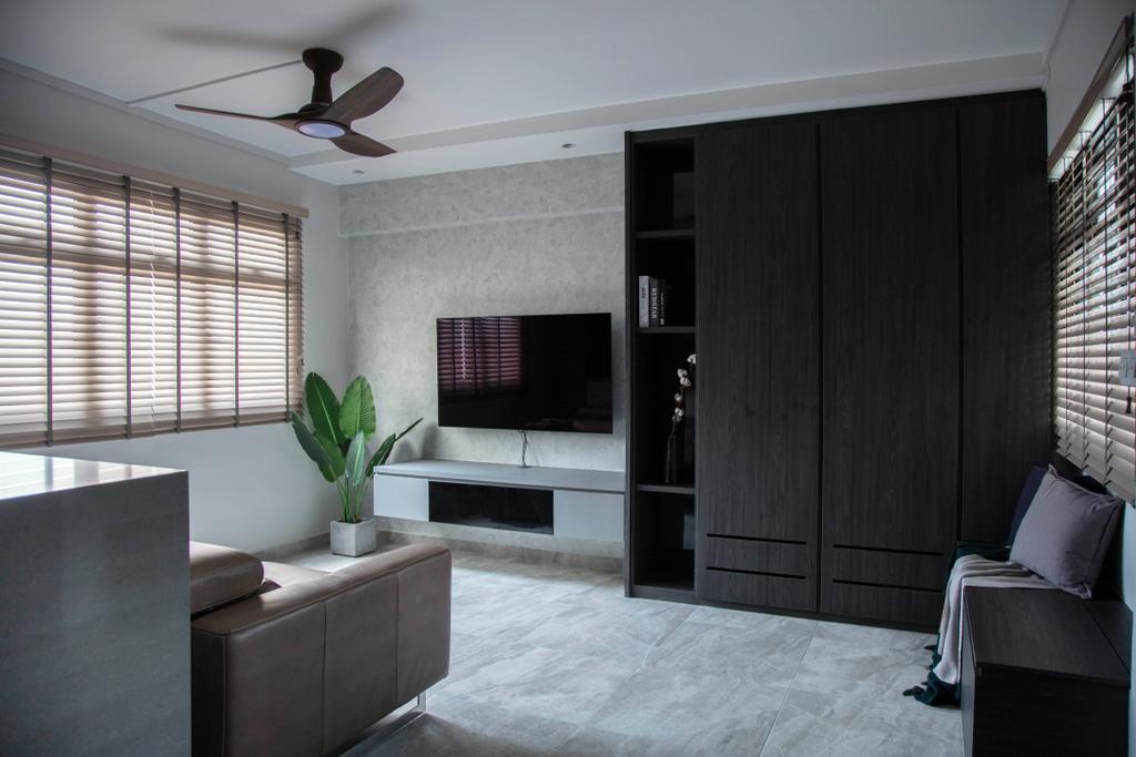 Contemporary, HDB, Living Room, Boon Tiong Road, Interior Designer, Starry Homestead
