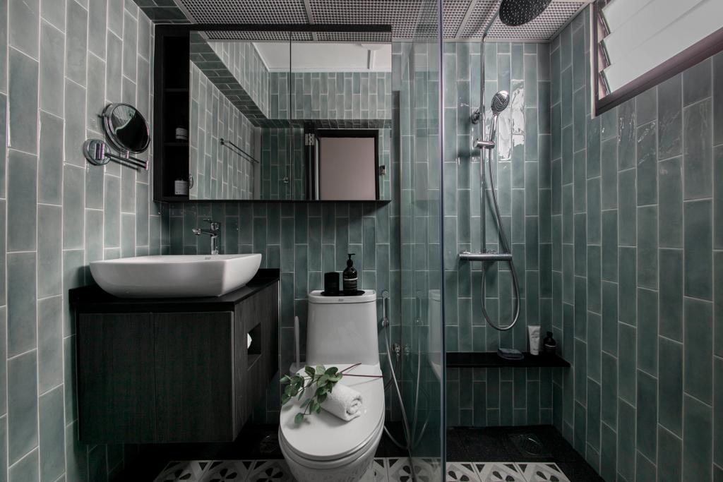 Contemporary, HDB, Bathroom, Boon Tiong Road, Interior Designer, Starry Homestead