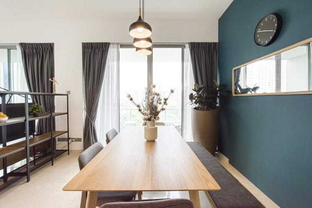 Scandinavian, Condo, Dining Room, One Tree Hill Residence, Interior Designer, Hmlet Interiors, Contemporary