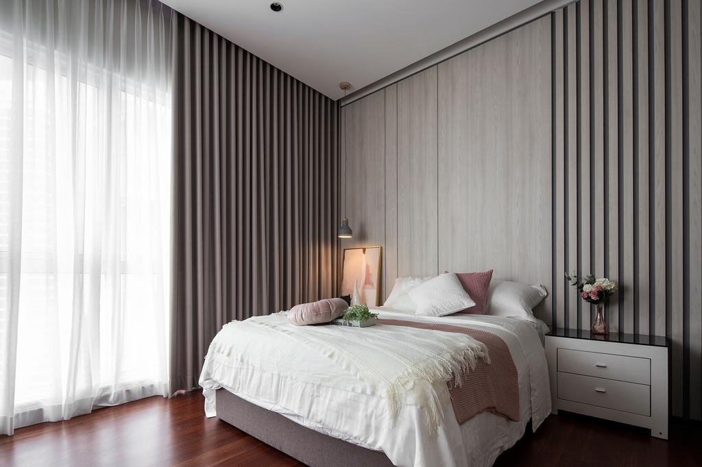 Modern, Condo, Bedroom, Pavilion Hilltop, Mont Kiara, Interior Designer, Box Design Studio Sdn Bhd, Contemporary