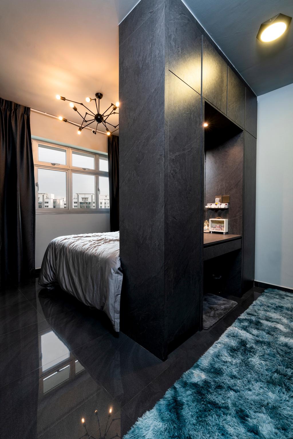 Contemporary, HDB, Bedroom, Rivervale Crescent, Interior Designer, ChengYi Interior Design