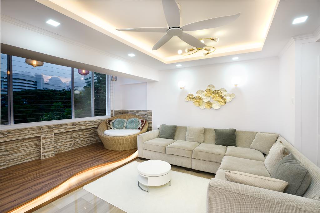 Contemporary, HDB, Living Room, Jurong West Street 41, Interior Designer, ChengYi Interior Design