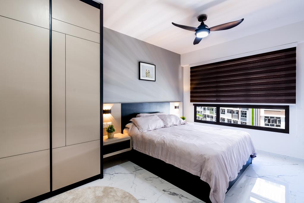 Contemporary, HDB, Bedroom, Tampines North Drive 1, Interior Designer, ChengYi Interior Design