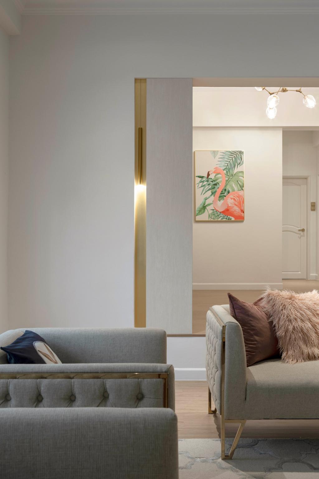 Contemporary, Condo, Living Room, Rich Mansion, Interior Designer, Fuse Concept