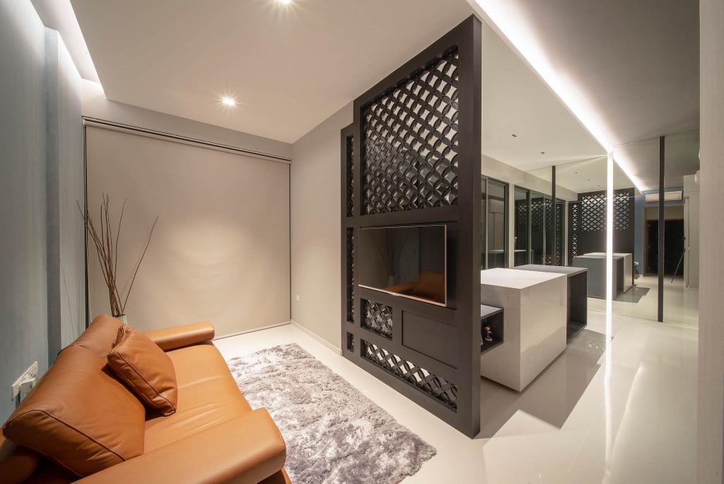 Contemporary, Condo, Living Room, Straits Mansion, Interior Designer, Dyel Design