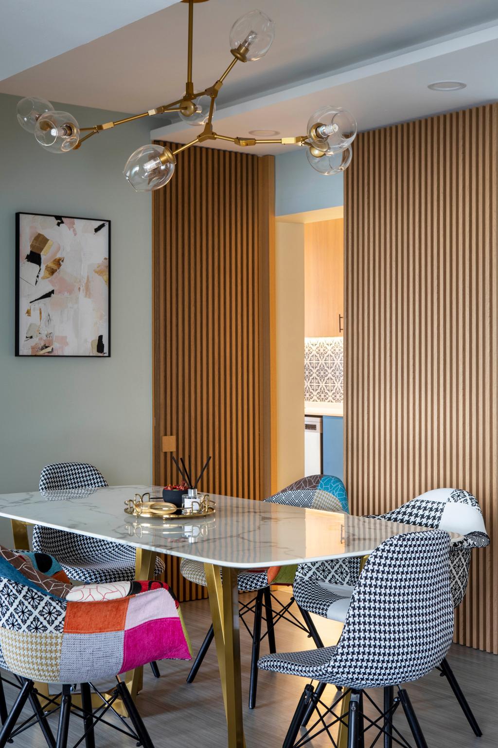 Modern, HDB, Dining Room, Jalan Membina, Interior Designer, Briey Interior, Scandinavian