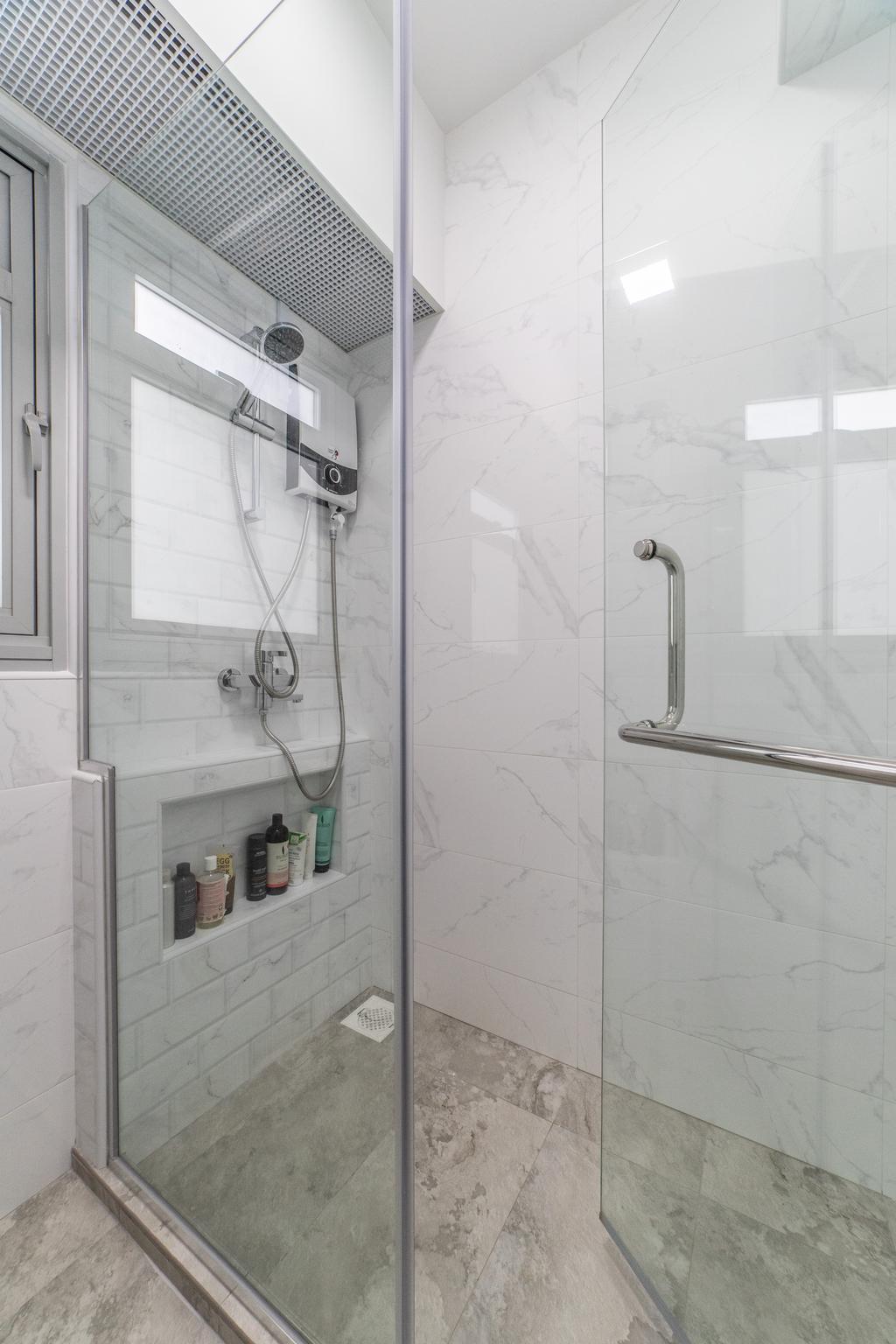 Contemporary, HDB, Bathroom, Yishun Street 43, Interior Designer, Jialux Interior, Modern