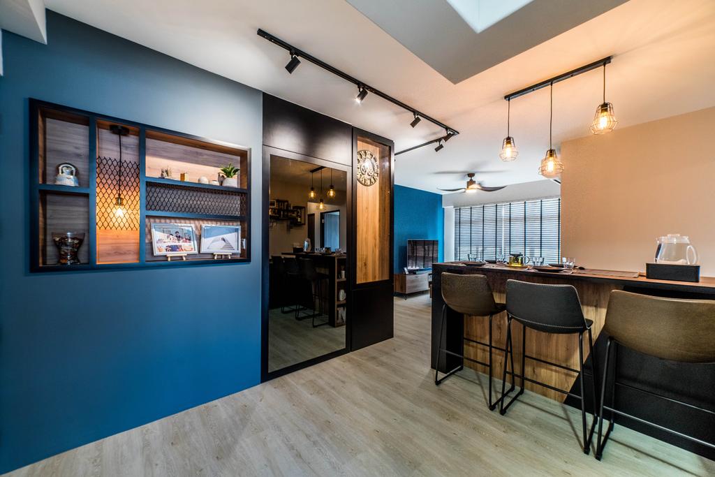 Contemporary, HDB, Dining Room, Bedok North Avenue 4, Interior Designer, Jialux Interior