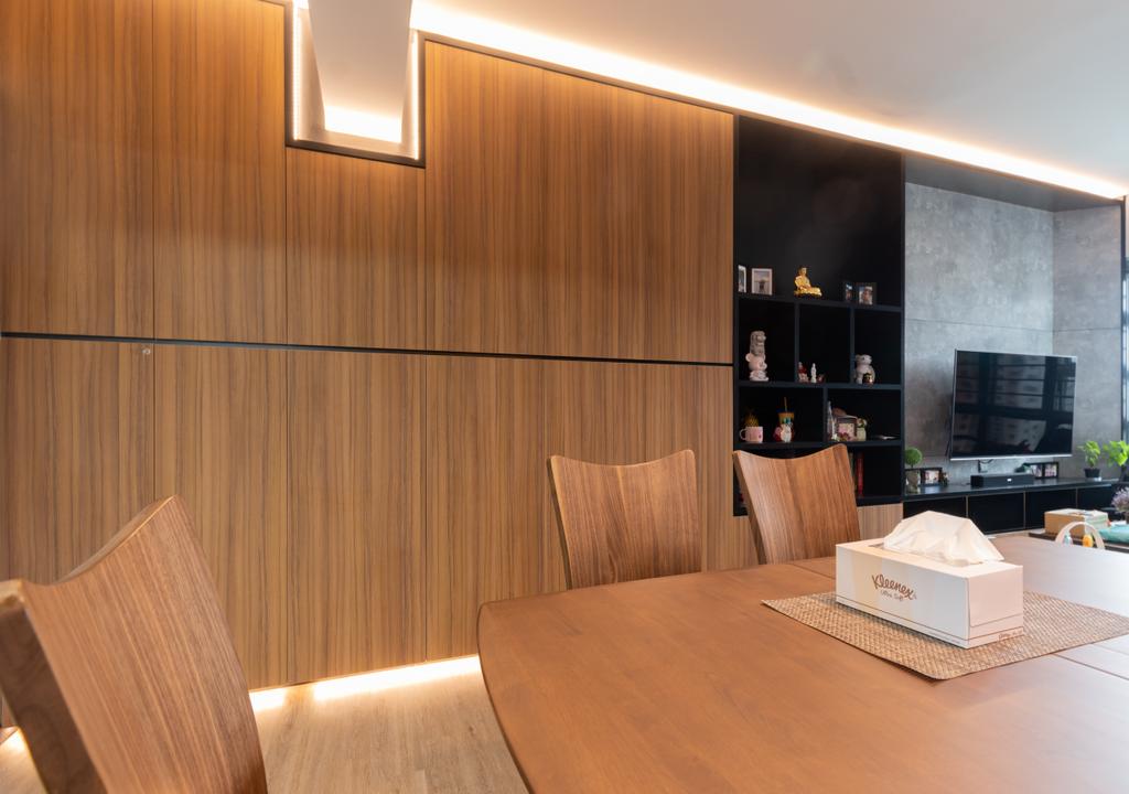 Contemporary, HDB, Dining Room, Telok Blangah Crescent, Interior Designer, Yang's Inspiration Design