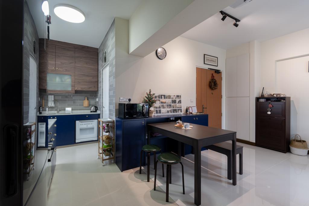 Contemporary, HDB, Kitchen, Canberra Street, Interior Designer, Yang's Inspiration Design