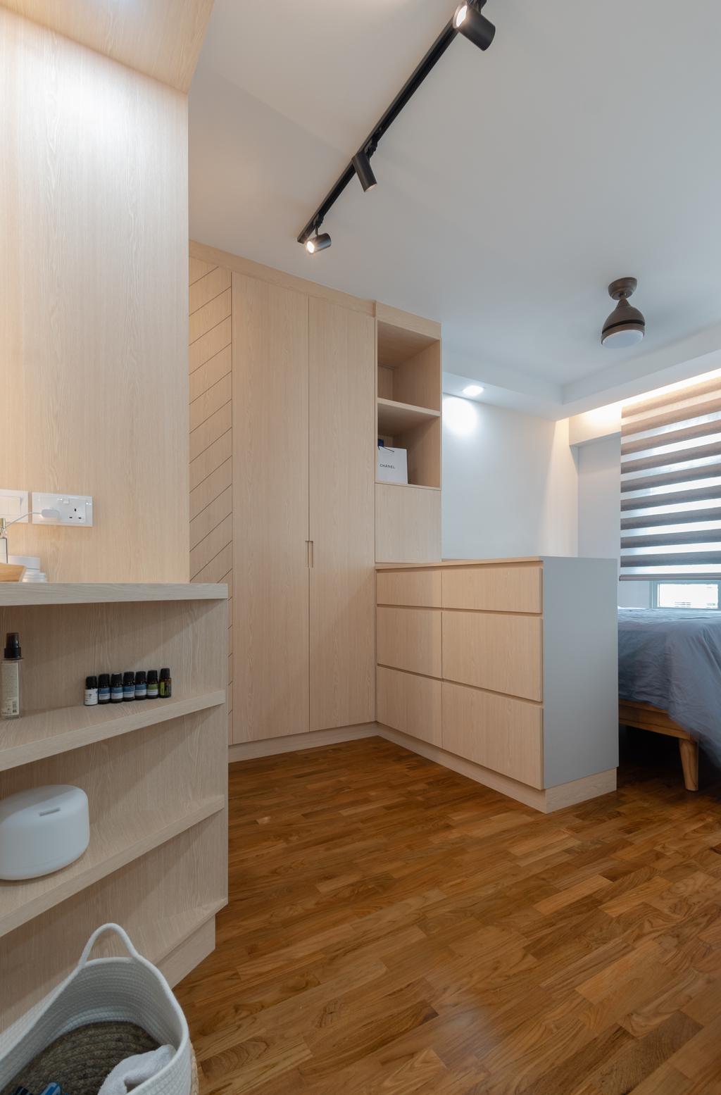 Contemporary, HDB, Bedroom, Segar Road, Interior Designer, Yang's Inspiration Design