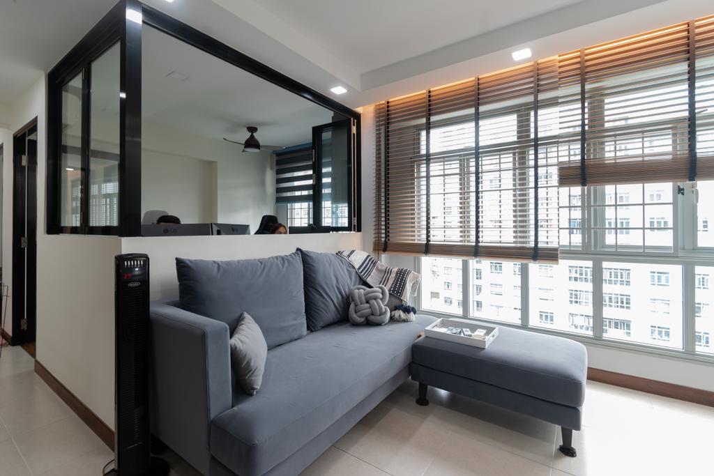 Contemporary, HDB, Living Room, Segar Road, Interior Designer, Yang's Inspiration Design
