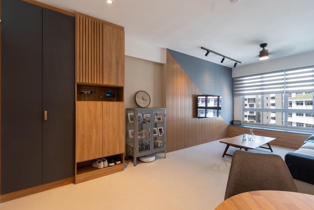Contemporary, HDB, Living Room, Tampines North Drive 1, Interior Designer, Yang's Inspiration Design