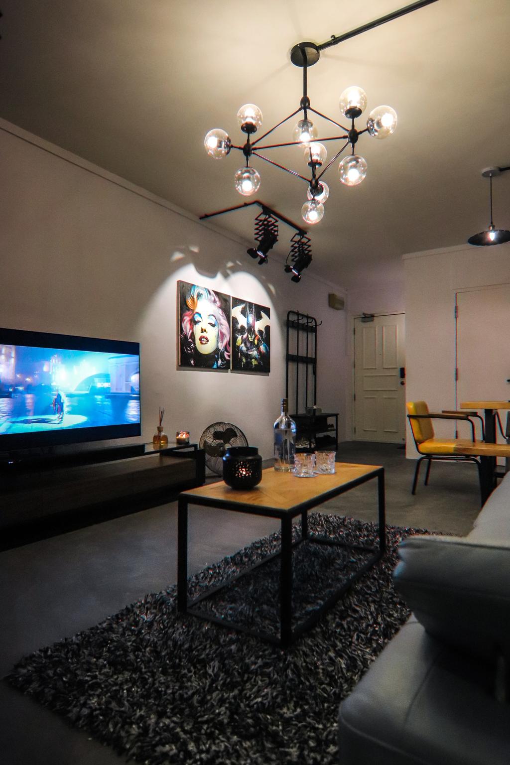 Industrial, HDB, Living Room, Klang Lane, Interior Designer, 9 Creation