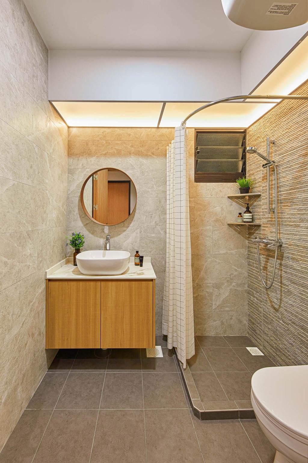 Contemporary, HDB, Bathroom, Sengkang West Road, Interior Designer, MET Interior