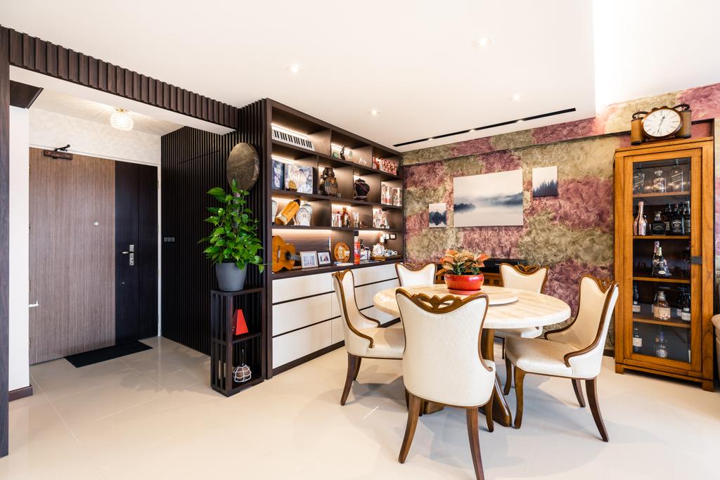 Modern, HDB, Dining Room, Sumang Walk, Interior Designer, Loft.9 Design Studio 九阁设计