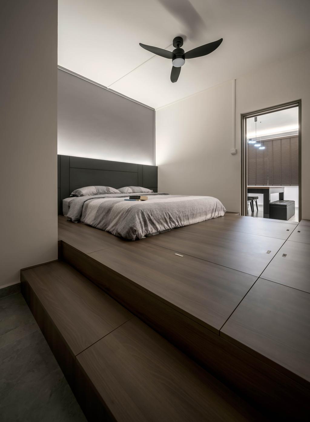 Contemporary, HDB, Bedroom, Simei Road, Interior Designer, Zenith Arc