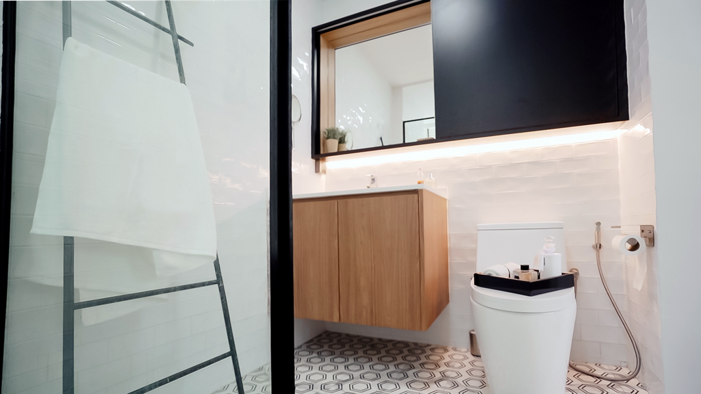 Scandinavian, Condo, Bathroom, The Centris, Interior Designer, Posh Home, Contemporary