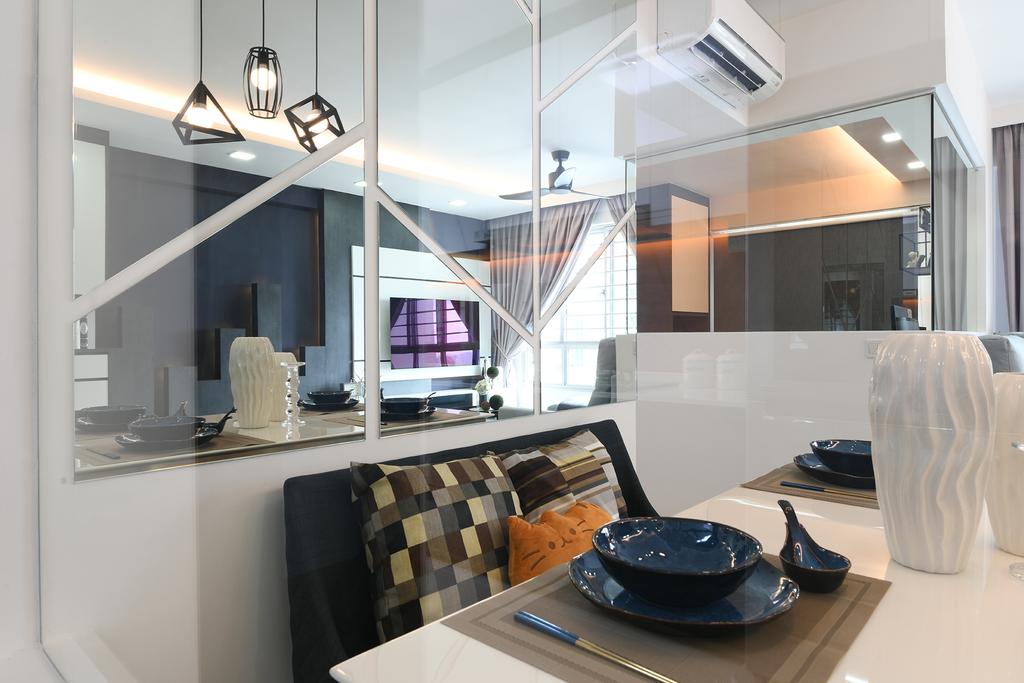 Modern, HDB, Dining Room, Telok Blangah Street 31, Interior Designer, Thom Signature Design, Contemporary
