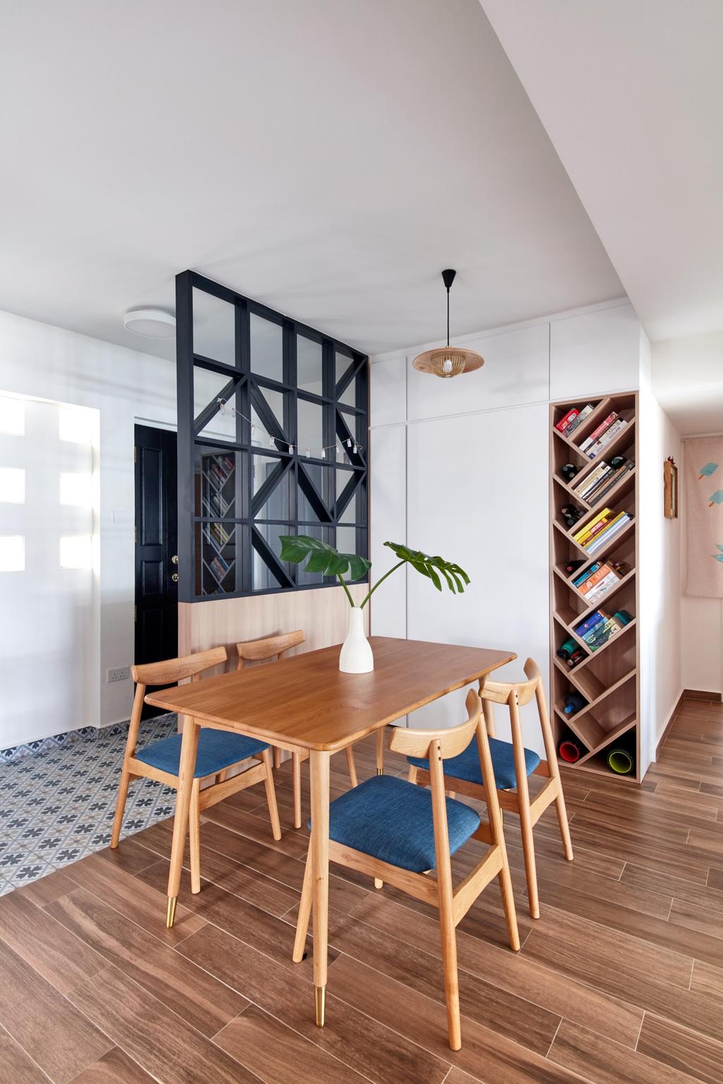 Scandinavian, HDB, Dining Room, Kim Tian Road, Interior Designer, Free Space Intent, Contemporary