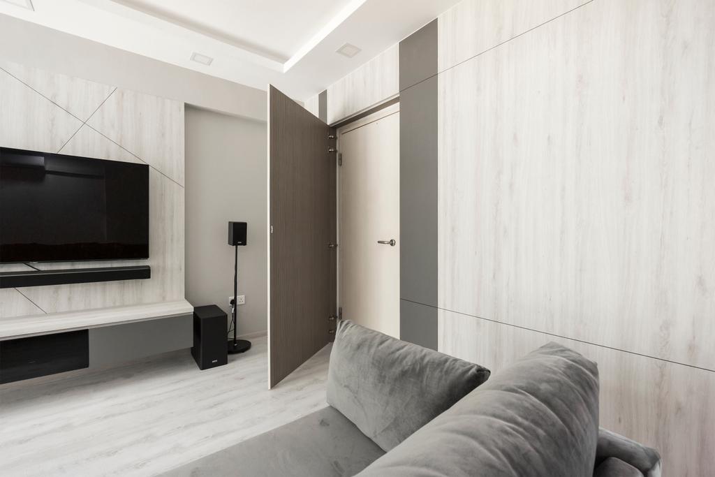 Contemporary, HDB, Living Room, Bukit Batok West Avenue 5, Interior Designer, Flo Design