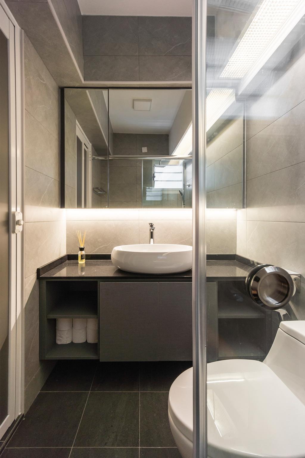 Contemporary, HDB, Bathroom, Bukit Batok West Avenue 5, Interior Designer, Flo Design