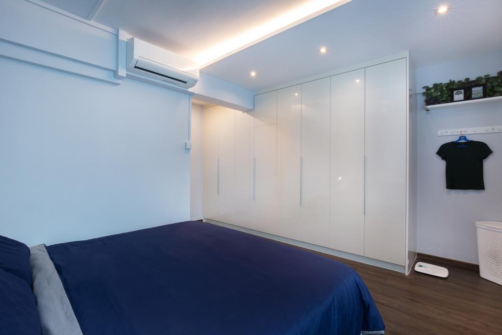 Contemporary, HDB, Bedroom, Hougang Ave 10, Interior Designer, New Chapter Design.com