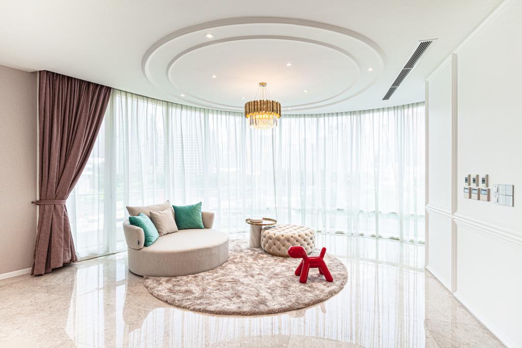 Modern, Condo, Oval Residence KL, Interior Designer, Design Aid Sdn. Bhd.