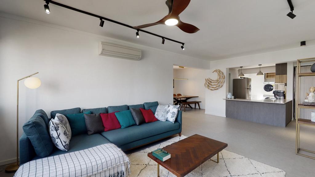 Contemporary, HDB, Living Room, Telok Blangah Heights, Interior Designer, Stylemyspace