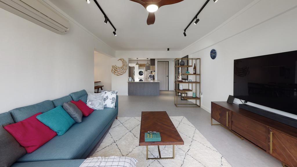 Contemporary, HDB, Living Room, Telok Blangah Heights, Interior Designer, Stylemyspace