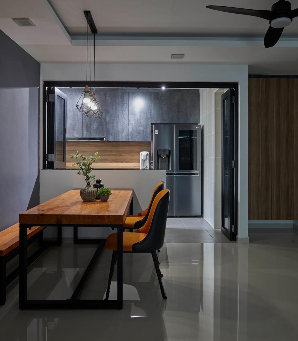 Contemporary, HDB, Dining Room, Sengkang West Way, Interior Designer, The Interior Lab