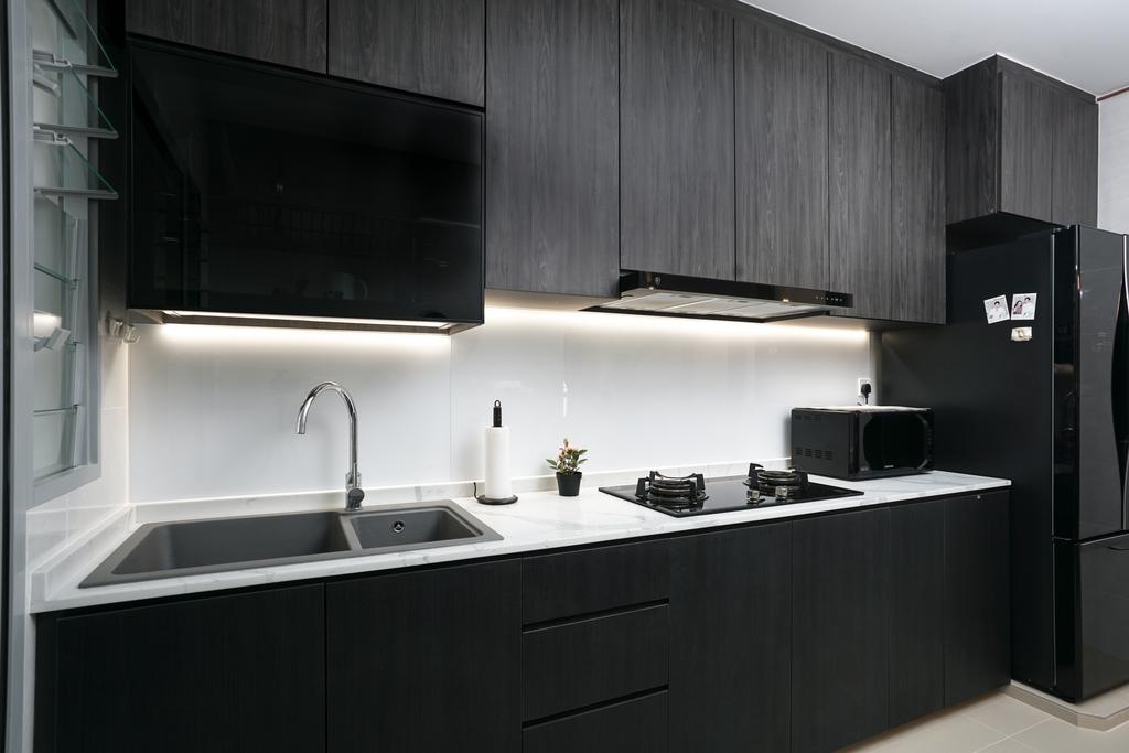 Contemporary, HDB, Kitchen, Tampines North Drive 1 (Block 614B), Interior Designer, ChengYi Interior Design